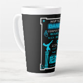 ヒップホップダンスコンクール カフェラテマグ (左アングル)