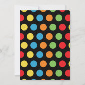 ヒップホップダンスバースデーパーティー招待ボーイ 招待状 (裏面)