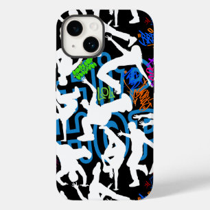 ヒップホップダンスパターン.wブラックBG Case-Mate iPhone 14ケース