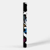 ヒップホップダンスパターン.wブラックBG Case-Mate iPhoneケース (裏面 / 右)