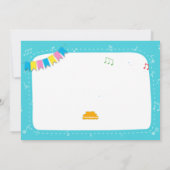 ヒップホップダンスパーティー招待状 招待状 (裏面)