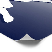 ヒップホップダンスパーティー13誕生日フォトコラージュ ポスター (角)