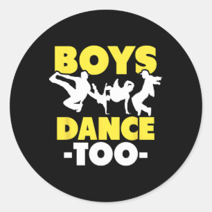 ヒップホップダンスブレイクダンス踊りボーイズダンストゥーハイ ラウンドシール