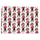 ヒップホップダンス先生ヒップホップブレックダンスリサイタル ラージペーパーバッグ (裏面)