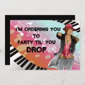 ヒップホップチキレイバー 招待状 (正面/裏面)