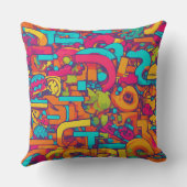 ヒップホップデザイン クッション (裏面)