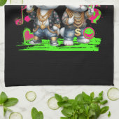 ヒップホップバニー キッチンタオル (折り畳み)