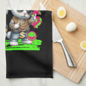 ヒップホップバニー キッチンタオル (四つ折り)