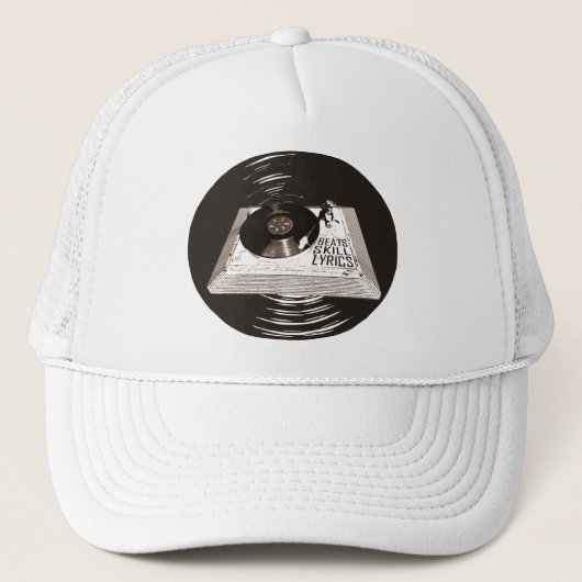 ヒップホップビートスキル歌詞オンターンテーブル キャップ (正面)