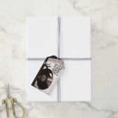 ヒップホップビートスキル歌詞オンターンテーブル ギフトタグ (より糸付き)