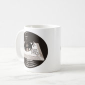 ヒップホップビートスキル歌詞オンターンテーブル コーヒーマグカップ (正面左)