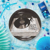 ヒップホップビートスキル歌詞オンターンテーブル ペーパープレート (パーティー)