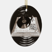 ヒップホップビートスキル歌詞ターンテーブル セラミックオーナメント (右)