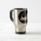 ヒップホップビートスキル歌詞ターンテーブル トラベルマグ (正面左)