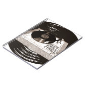 ヒップホップビートスキル歌詞ターンテーブル ノートブック (左側)