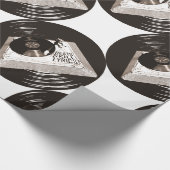 ヒップホップビートスキル歌詞ターンテーブル ラッピングペーパー (角)