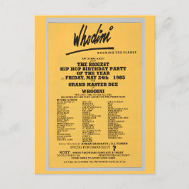 ヒップホップフライヤー ポストカード