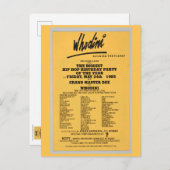 ヒップホップフライヤー ポストカード (正面/裏面)