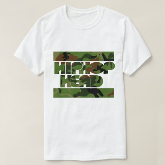 ヒップホップヘッドゲリラ Tシャツ (デザイン正面)