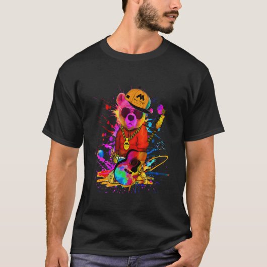 ヒップホップベア Tシャツ (正面)