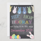 ヒップホップホレイイースター妊娠の発表 シーズンカード (正面)