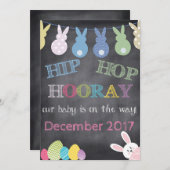 ヒップホップホレイイースター妊娠の発表 シーズンカード (正面/裏面)
