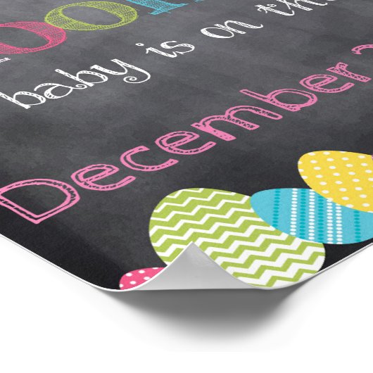 ヒップホップホレイイースター妊娠の発表 ポスター (角)