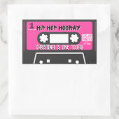 ヒップホップホレイラスタッドワンバースデーミクテープ 長方形シール (バッグ)