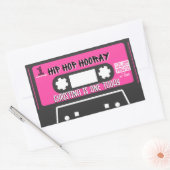 ヒップホップホレイラスタッドワンバースデーミクテープ 長方形シール (封筒)