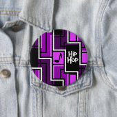 ヒップホップボタン、大 缶バッジ (インサイチュ)