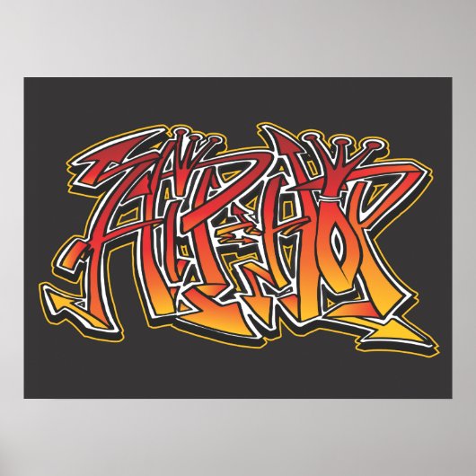 ヒップホップポスター ポスター (正面)