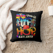 ヒップホップミュージック50周年記念ブラックヒストリーメンズD クッション (ブランケット)