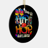 ヒップホップミュージック50周年記念ブラックヒストリーメンズD セラミックオーナメント (右)