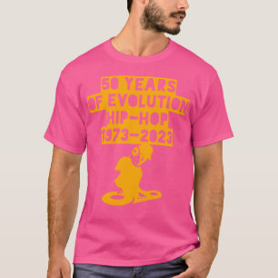 ヒップホップミュージック50年ブラックヒストリDj Rapper ラップの Tシャツ