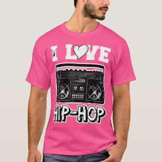 ヒップホップムジクヒップホップサセンラップのヒップホップ Tシャツ