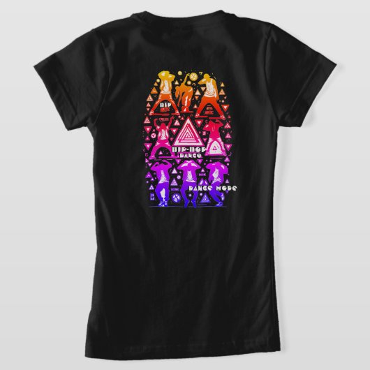 ヒップホップモード Tシャツ (レイダウン裏面)