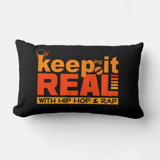 ヒップホップラップのカスタム装飾用クッション ランバークッション (正面)