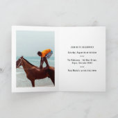 ヒップホップラップのボーイブレイクダンサー誕生日パーティー写真 招待状 (内部)