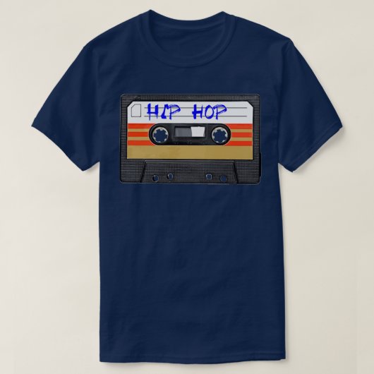 ヒップホップラップの音楽 Tシャツ (デザイン正面)