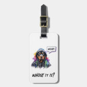 ヒップホップロットワイラー ラゲッジタグ (正面縦)