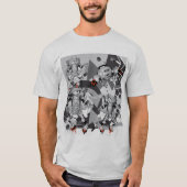 ヒップホップロボットの戦い Tシャツ (正面)