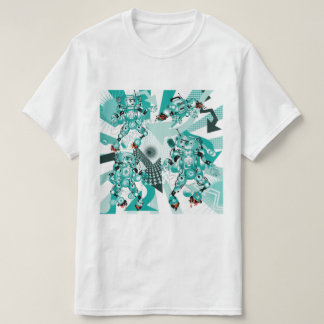 ヒップホップロボットの戦い Tシャツ