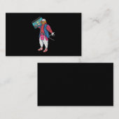 ヒップホップ侍(Boomboxステレオレトロ80s) 名刺 (正面/裏面)