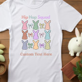 「ヒップホップ分隊」パーソナライズされたイースターTee Tシャツ
