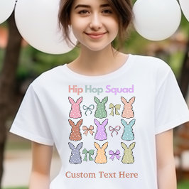 「ヒップホップ分隊」パーソナライズされたイースターTee Tシャツ