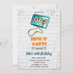 ヒップホップ少年男子招待 招待状