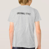 ヒップホップ帯域幅 トライブレンドＴシャツ (裏面)