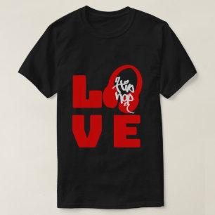 ヒップホップ得への愛情 Tシャツ