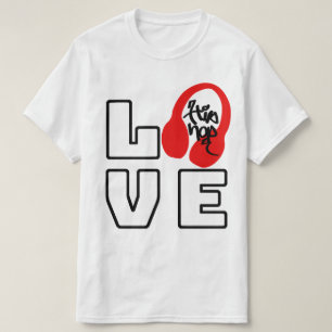 ヒップホップ得への愛情 Tシャツ