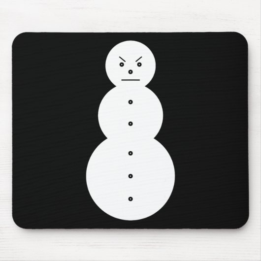 ヒップホップ怒雪だるま マウスパッド (正面)